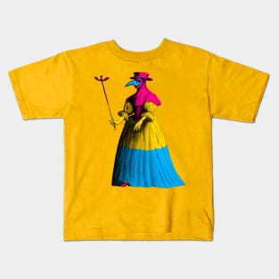 Pan lady Plague Doctor Kids T-Shirt